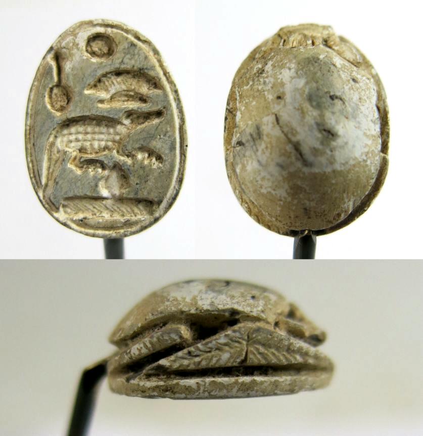 5985. **SOLD** A rare scarab: Sobekhotep IV