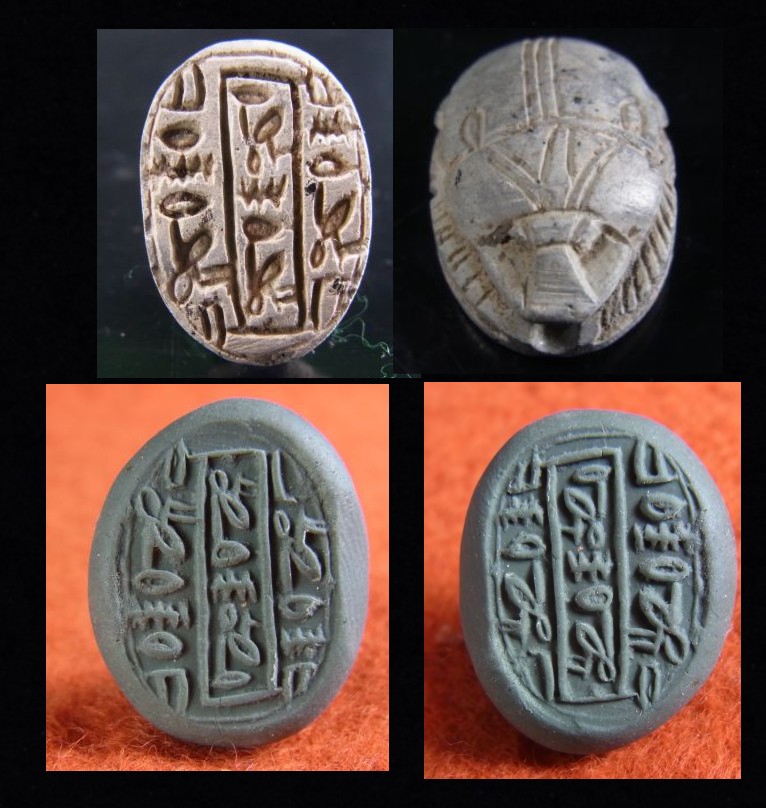 **SOLD** An extremely unusual scarab